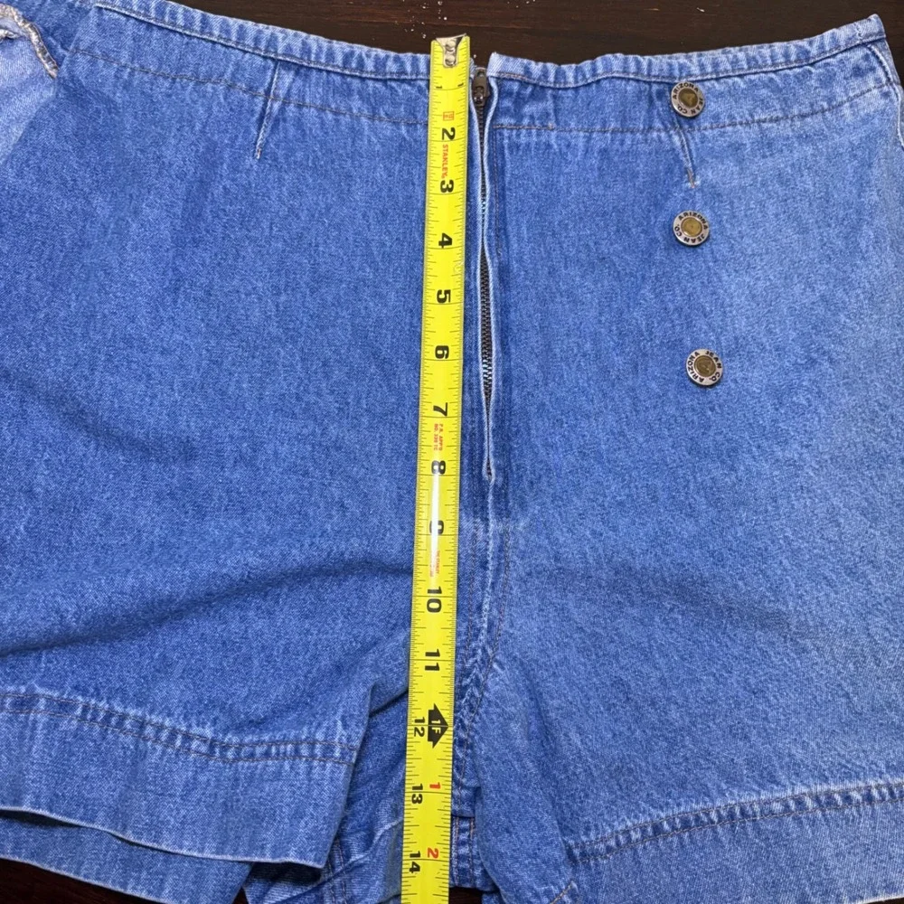 Y2K Arizona Vintage Denim Skort Medium Wash Button Wrap Sz 13 Retro Indie Preppy